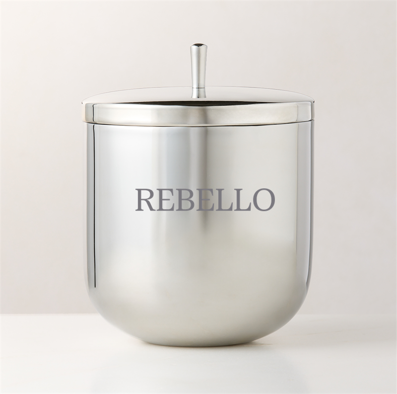 View Personalized Kalman Polished Stainless Steel Ice Bucket details