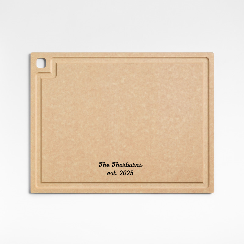 View Personalized Epicurean ® Gourmet Modern Natural Paper Composite Cutting Board 19.5"x15" details
