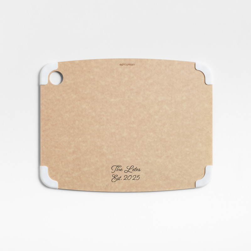 View Personalized Epicurean ® Natural Non-Slip Paper Composite Cutting Board 14.5"x11" details