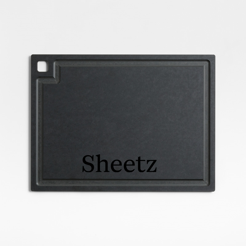 View Personalized Epicurean ® Gourmet Modern Black Paper Composite Cutting Board 17.5"x13" details