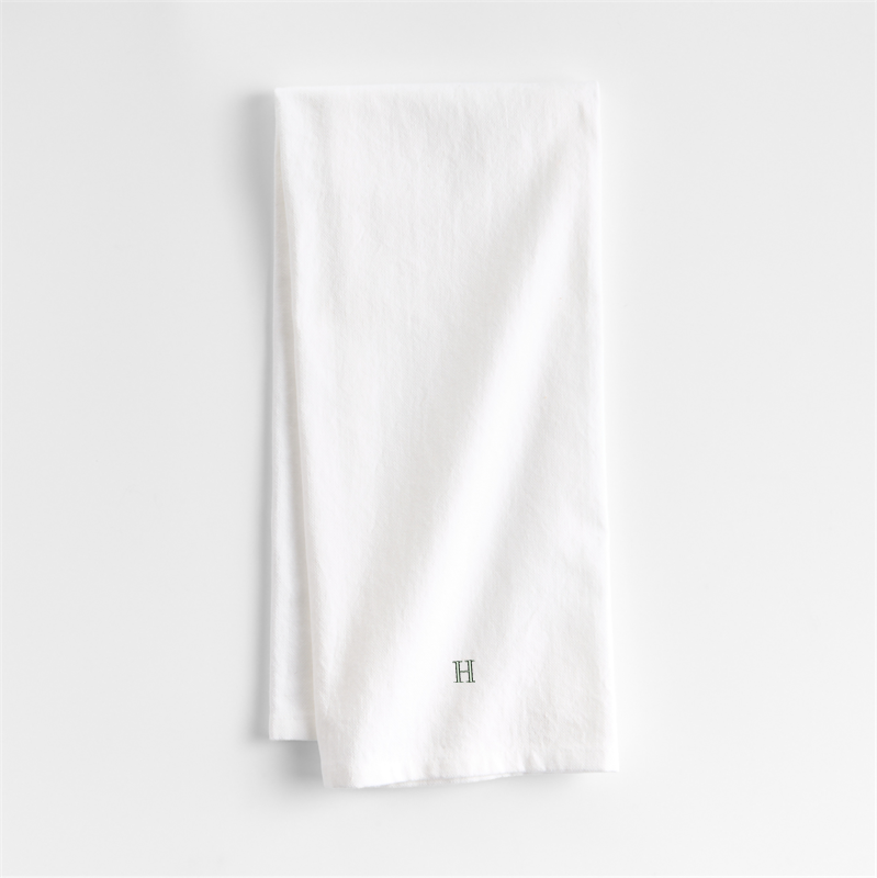 View Personalized Organic Washed Cotton All Purpose Kitchen Towel details
