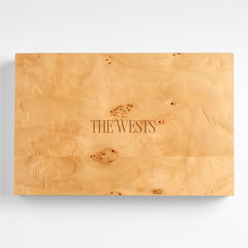 View Personalized Burlwood Backgammon Game details