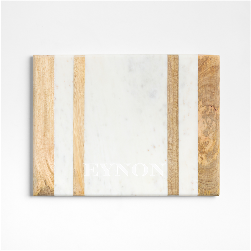 View Personalized Wood and Marble Inlay Serving Board details