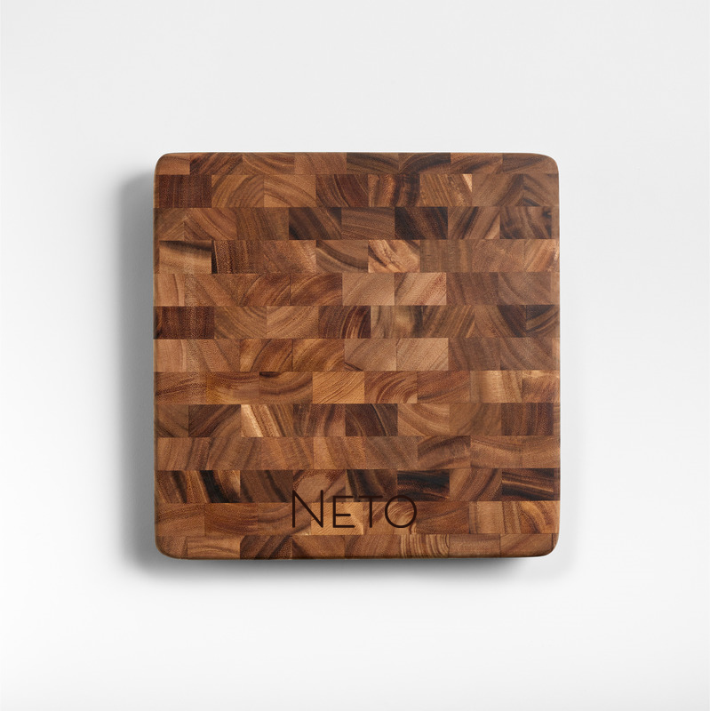 View Personalized Square End Grain Cutting Board details