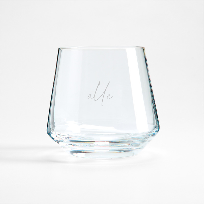 View Personalized Schott Zwiesel Tour 10-Oz. Stemless White Wine Glass details