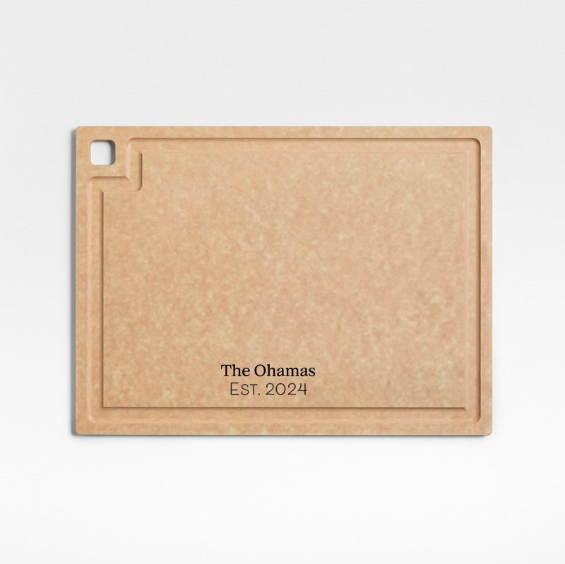 View Personalized Epicurean ® Gourmet Modern Natural Paper Composite Cutting Board 17.5"x13" details