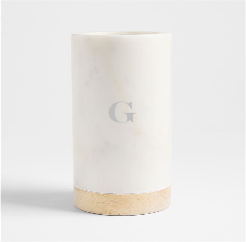 View Personalized Wood Marble Wine Cooler details