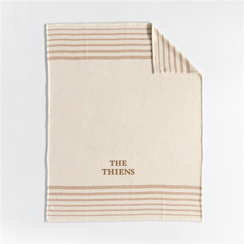 View Personalized Bungalow 70"x55" Arctic Ivory Throw Blanket details