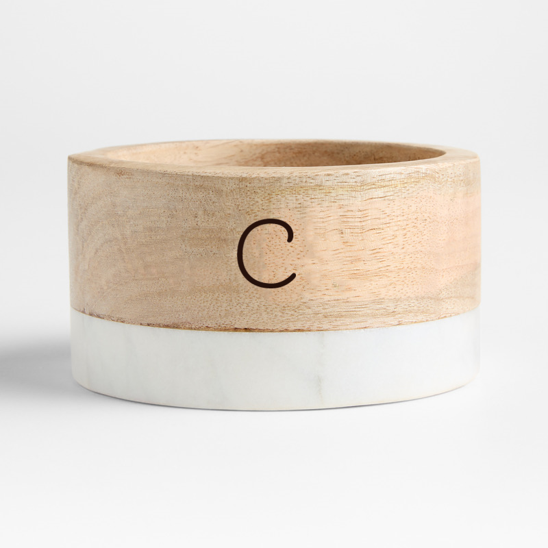 View Personalized Wood and Marble Wine Coaster details