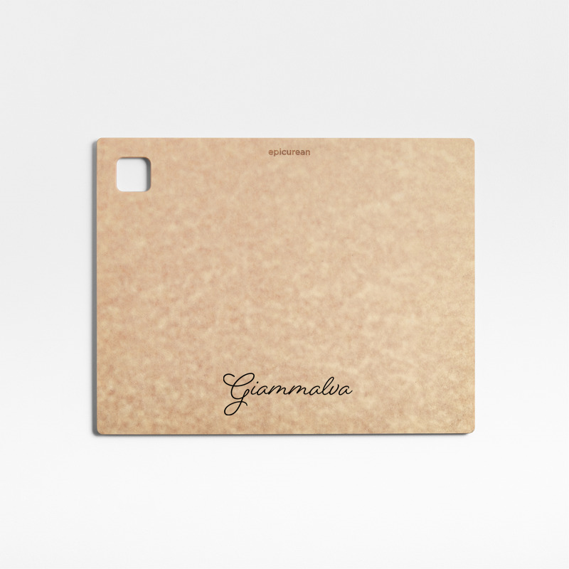 View Personalized Epicurean ® Modern Natural Paper Composite Cutting Board 11.5"x9" details
