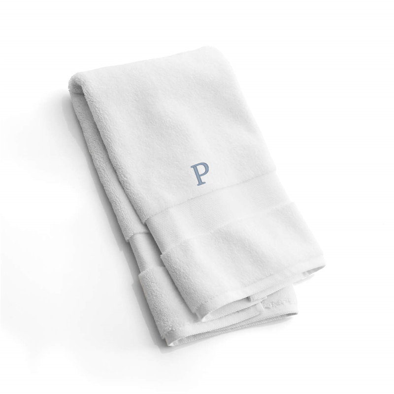 View Personalized Organic Turkish Cotton White Hand Towel details