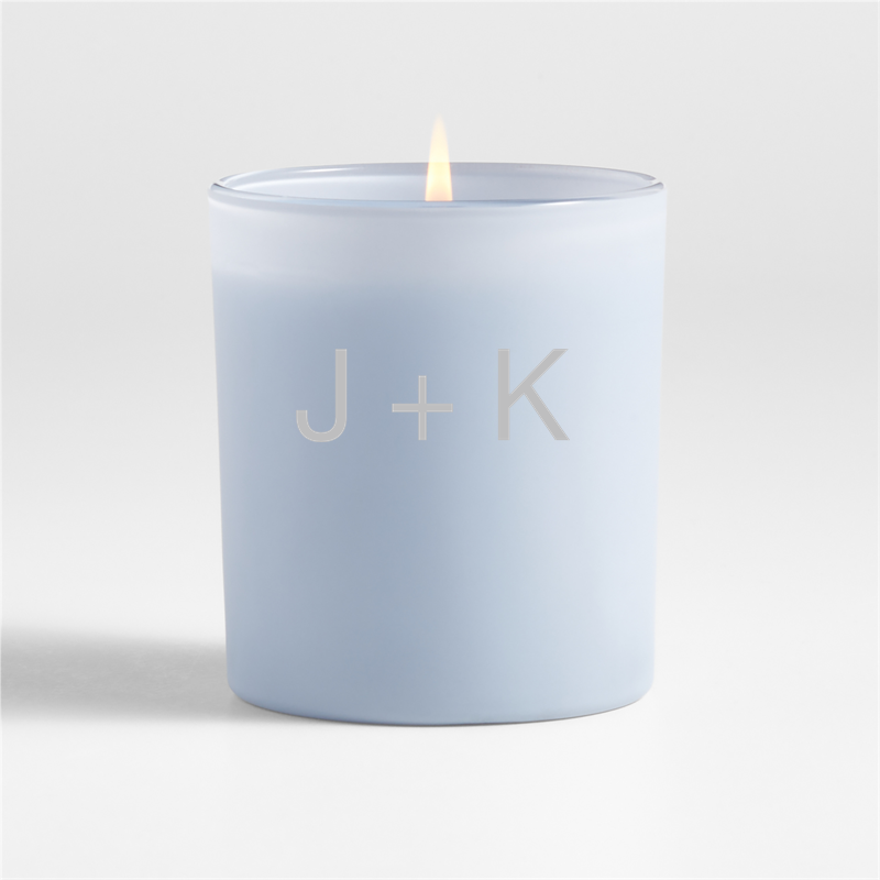 View Personalized Monochrome No. 10 Ocean 1-Wick Candle - Sea Salt, Lily of the Valley and Driftwood details
