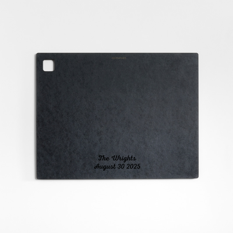View Personalized Epicurean ® Modern Black Paper Composite Cutting Board 14.5"x11" details