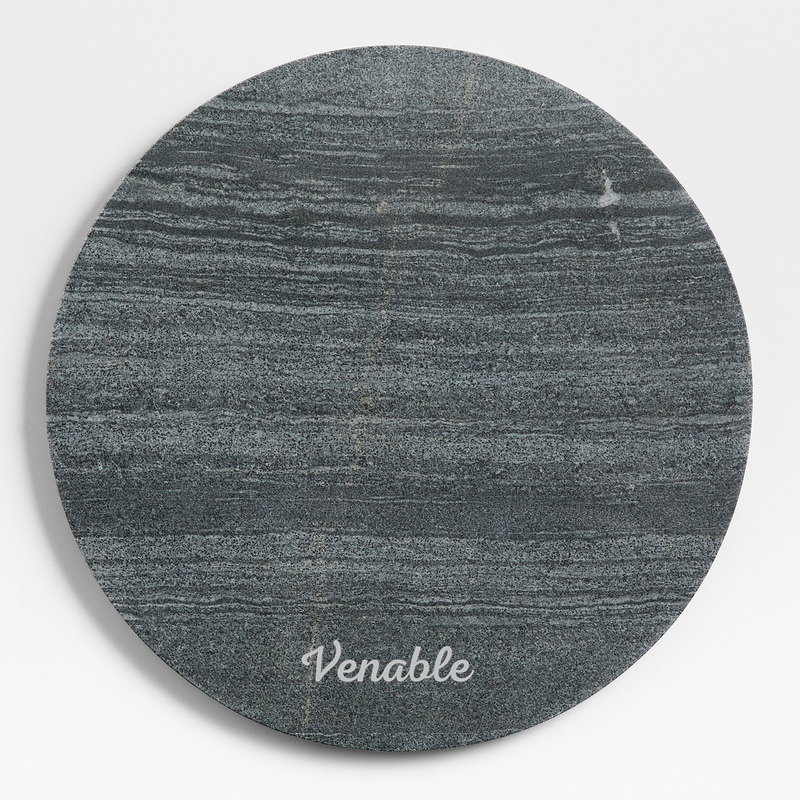 View Personalized Hayes Black Marble Board details