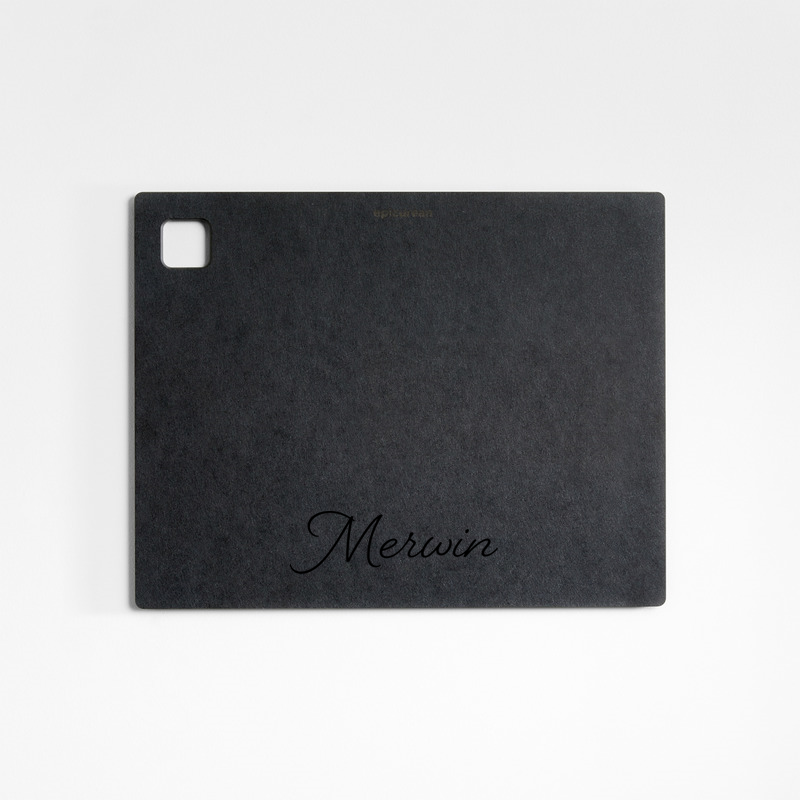 View Personalized Epicurean ® Modern Black Paper Composite Cutting Board 11.5"x9" details