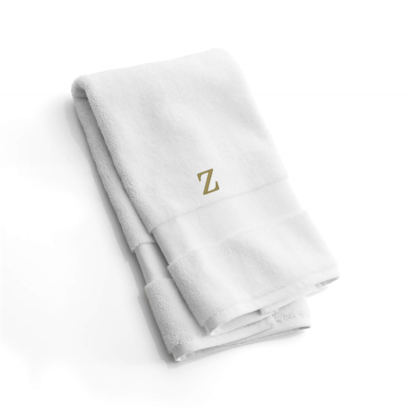 View Personalized Organic Turkish Cotton White Hand Towel details