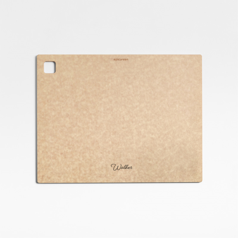 View Personalized Epicurean ® Modern Natural Paper Composite Cutting Board 14.5"x11" details