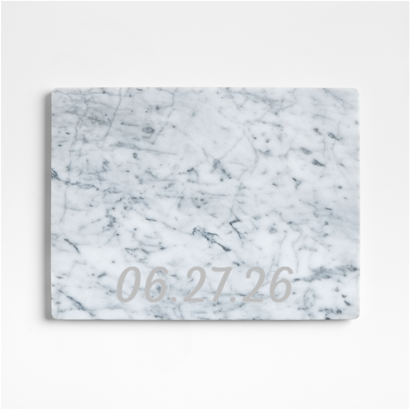 View Personalized French Kitchen Marble Platter details