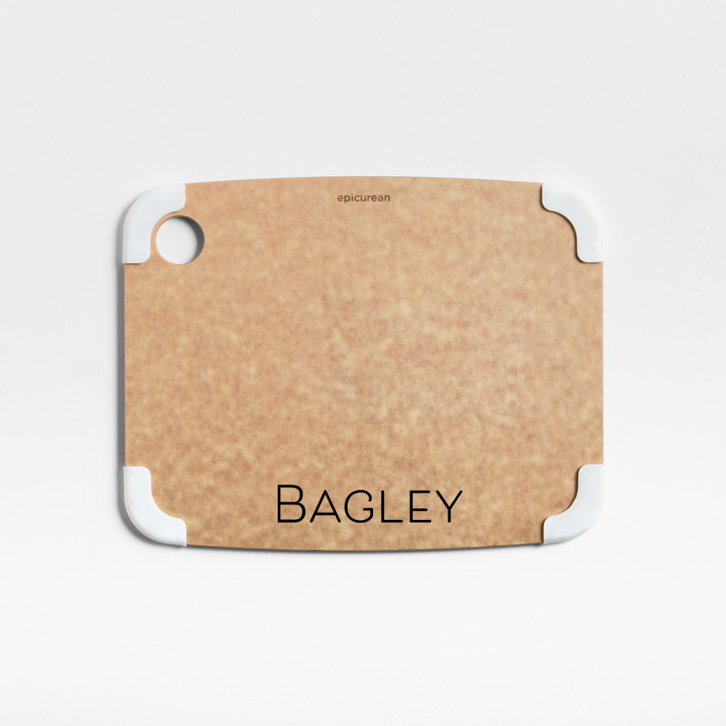 View Personalized Epicurean ® Natural Non-Slip Paper Composite Cutting Board 11.5"x9" details