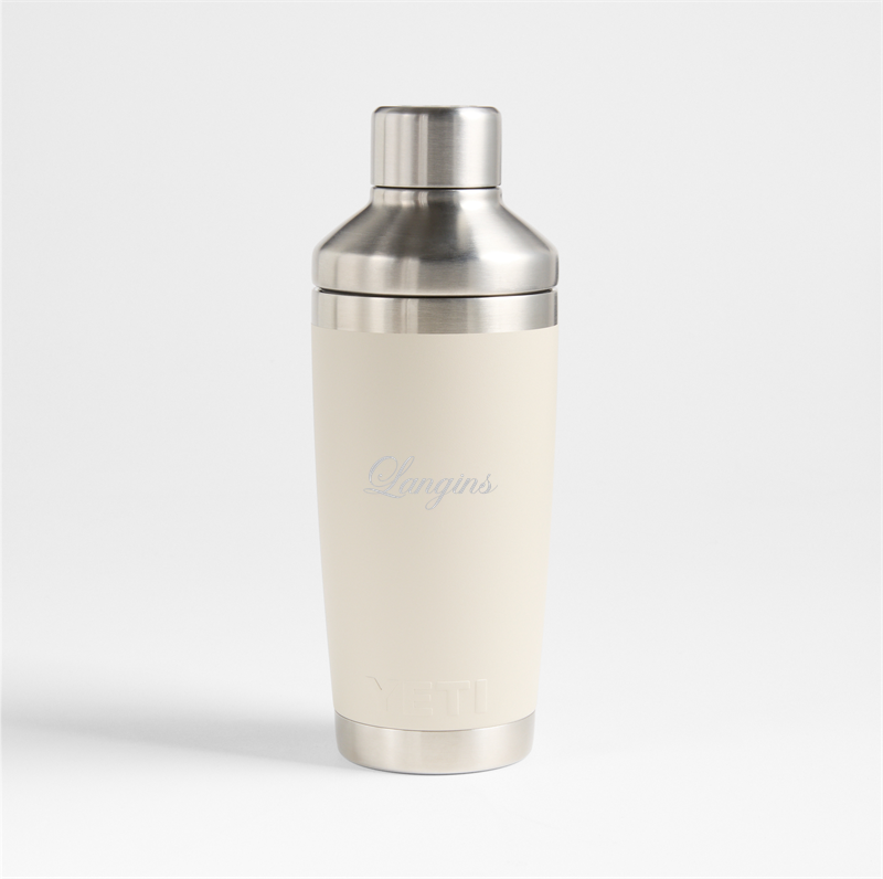 View Personalized YETI Rambler 20 oz Cocktail Shaker Cape Taupe details