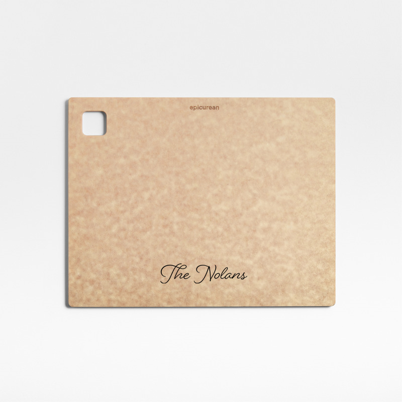 View Personalized Epicurean ® Modern Natural Paper Composite Cutting Board 11.5"x9" details