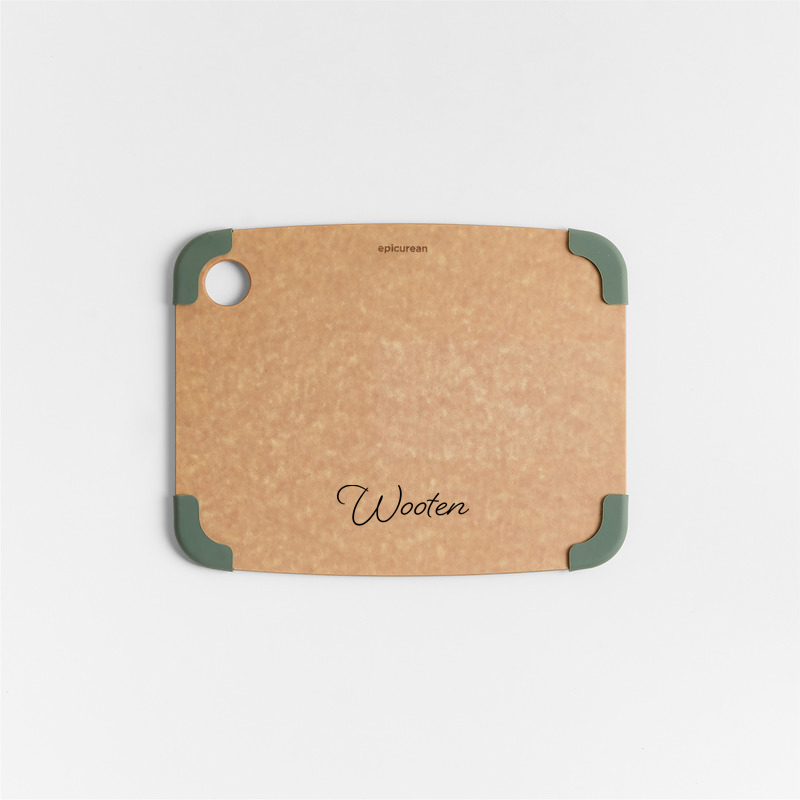 View Personalized Epicurean ® Natural and Thyme Non-Slip Paper Composite Cutting Board 11.5"x9" details