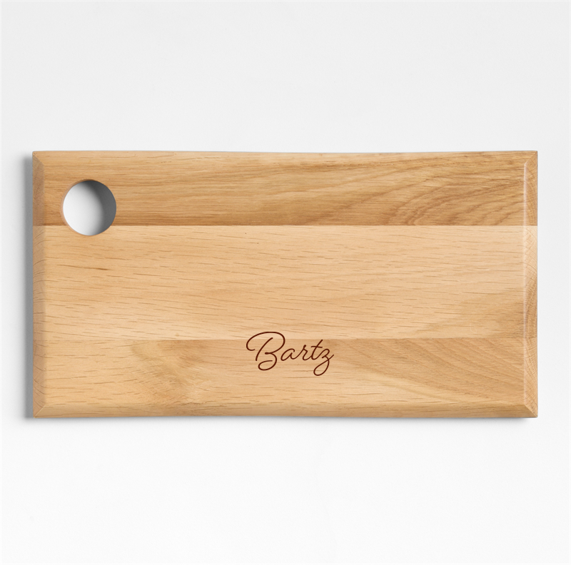 View Personalized Madeira Small Oak Wood Serving Board details