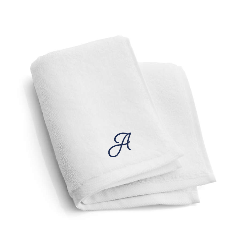 View Personalized Organic Turkish Cotton White Washcloth details