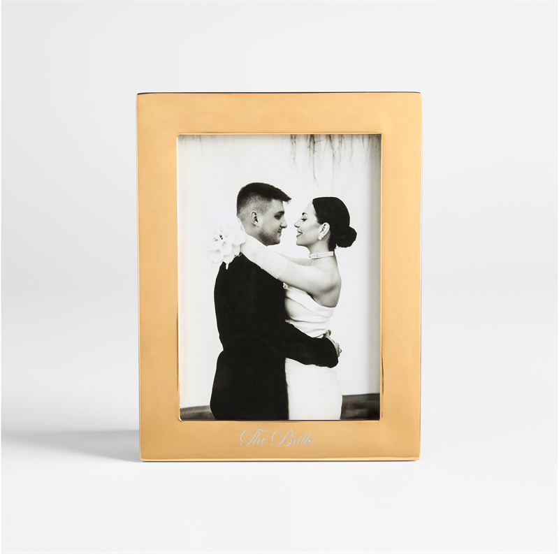 View Personalized Signature Brass 5x7 Picture Frame details