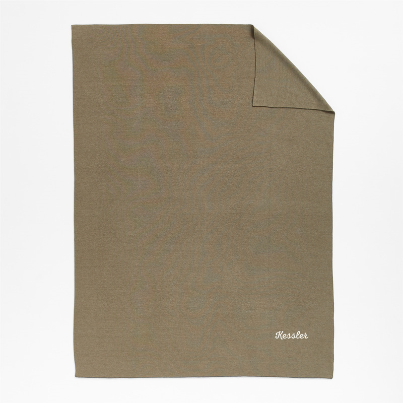 View Personalized Calda Chantilly 70"x55" Garden Green Throw Blanket details
