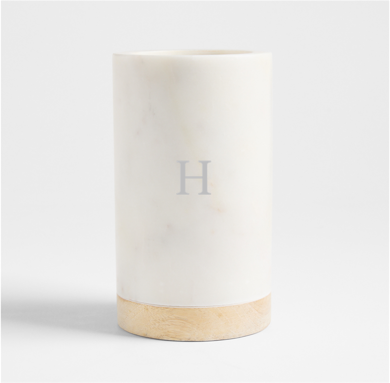 View Personalized Wood Marble Wine Cooler details