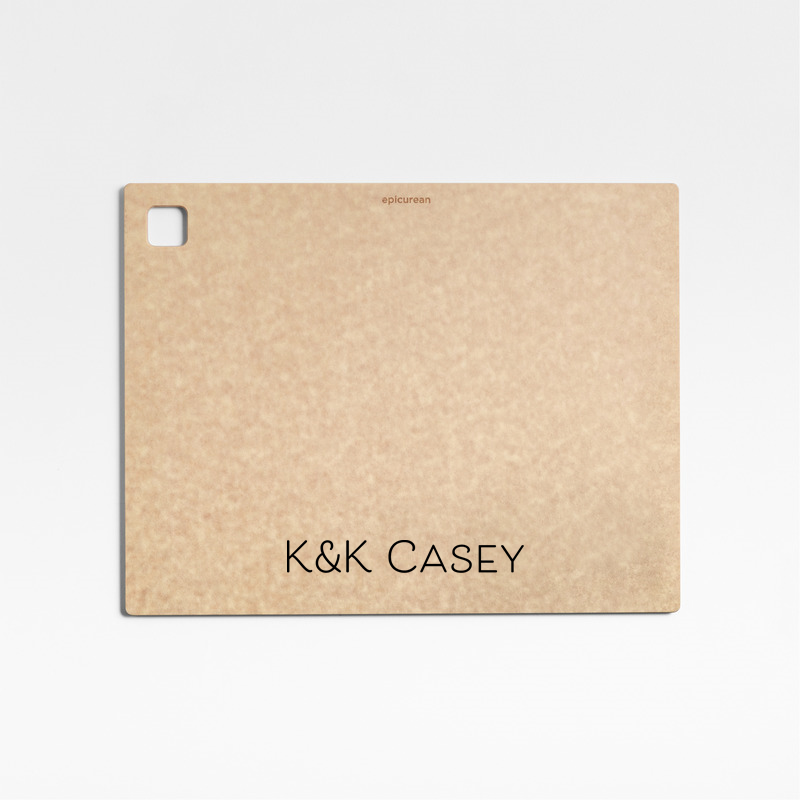 View Personalized Epicurean ® Modern Natural Paper Composite Cutting Board 14.5"x11" details