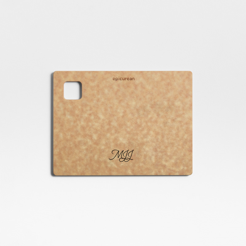 View Personalized Epicurean ® Modern Natural Paper Composite Cutting Board 8"x6" details