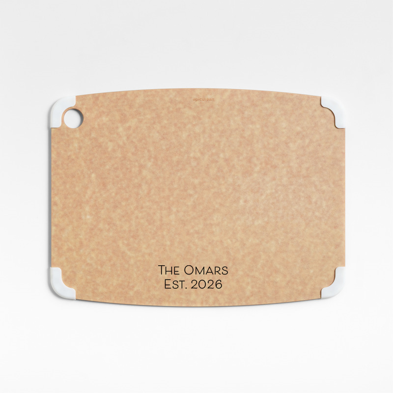 View Personalized Epicurean ® Natural Non-Slip Paper Composite Cutting Board 17.5"x13" details