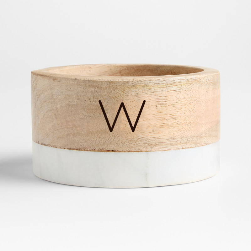 View Personalized Wood and Marble Wine Coaster details