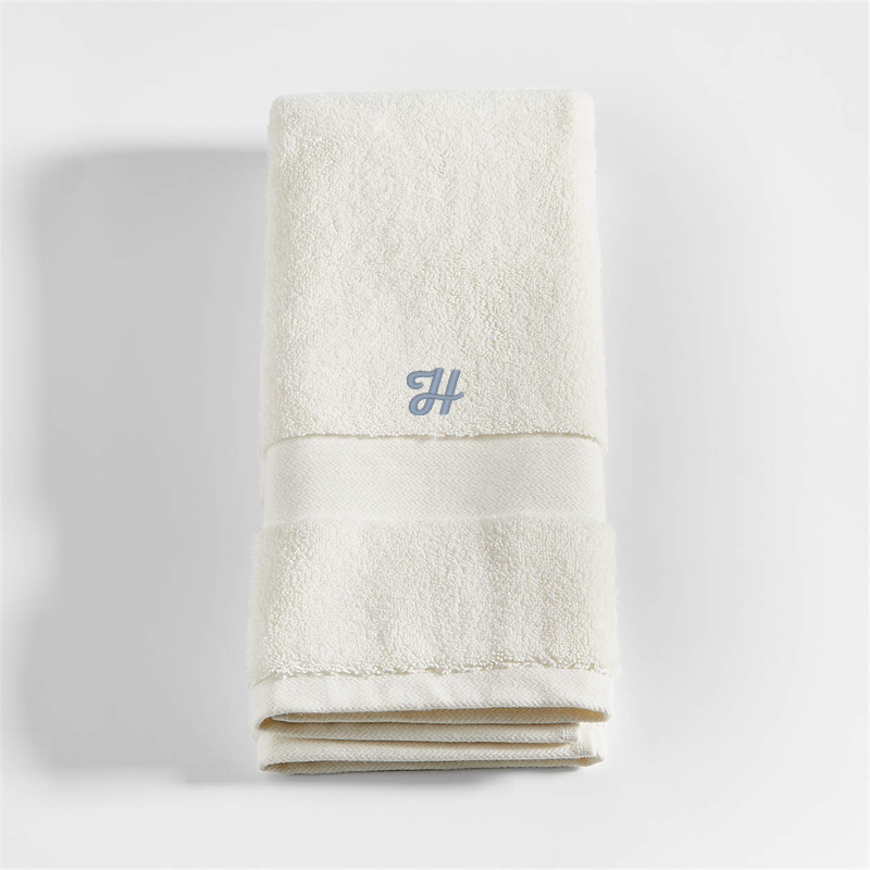 View Personalized Organic Turkish Cotton Ivory Hand Towel details
