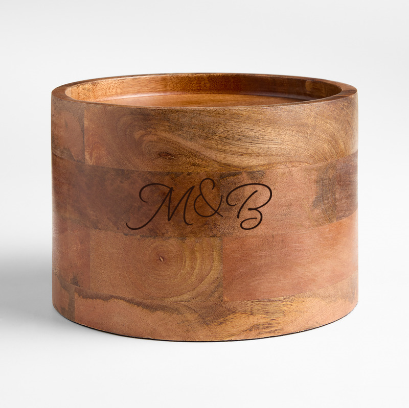 View Personalized Brooks Natural Wood Drink Dispenser Stand details