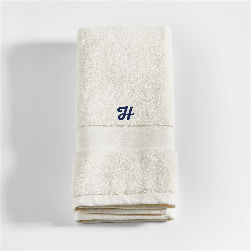 View Personalized Organic Turkish Cotton Ivory Hand Towel details