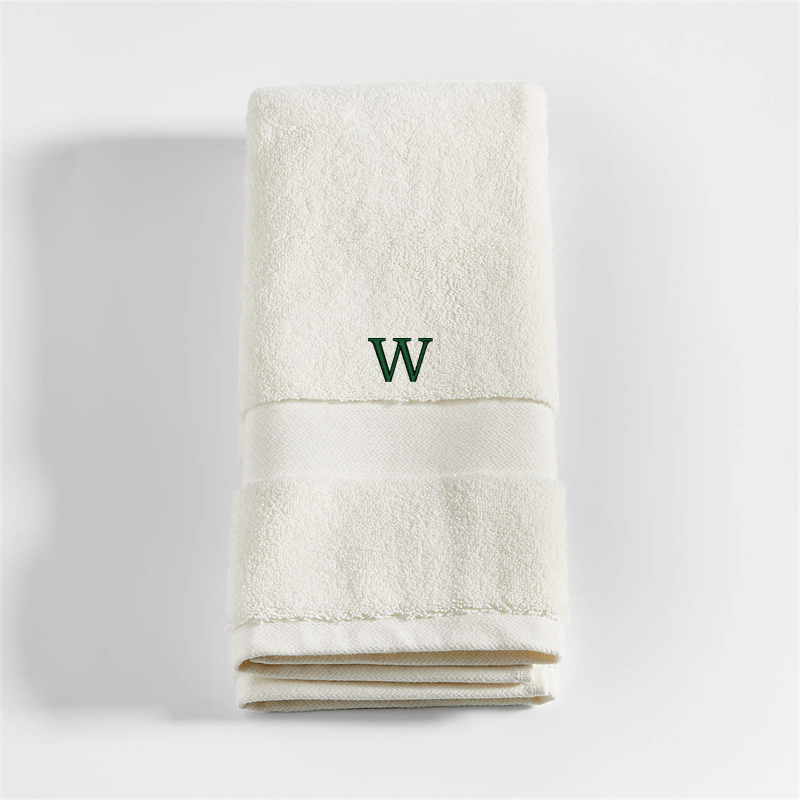 View Personalized Organic Turkish Cotton Ivory Hand Towel details