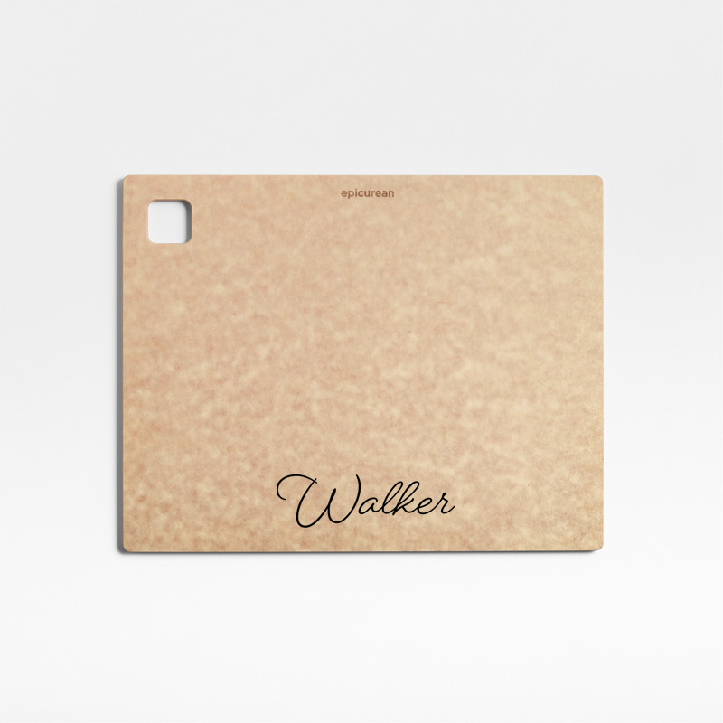 View Personalized Epicurean ® Modern Natural Paper Composite Cutting Board 11.5"x9" details