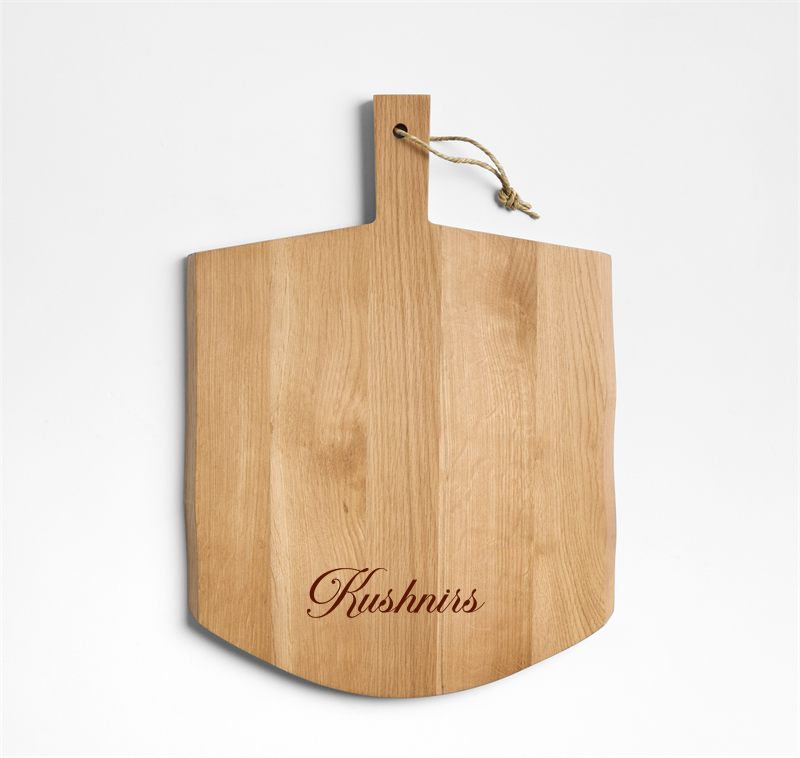 View Personalized Field Oak Wooden Pizza Board details