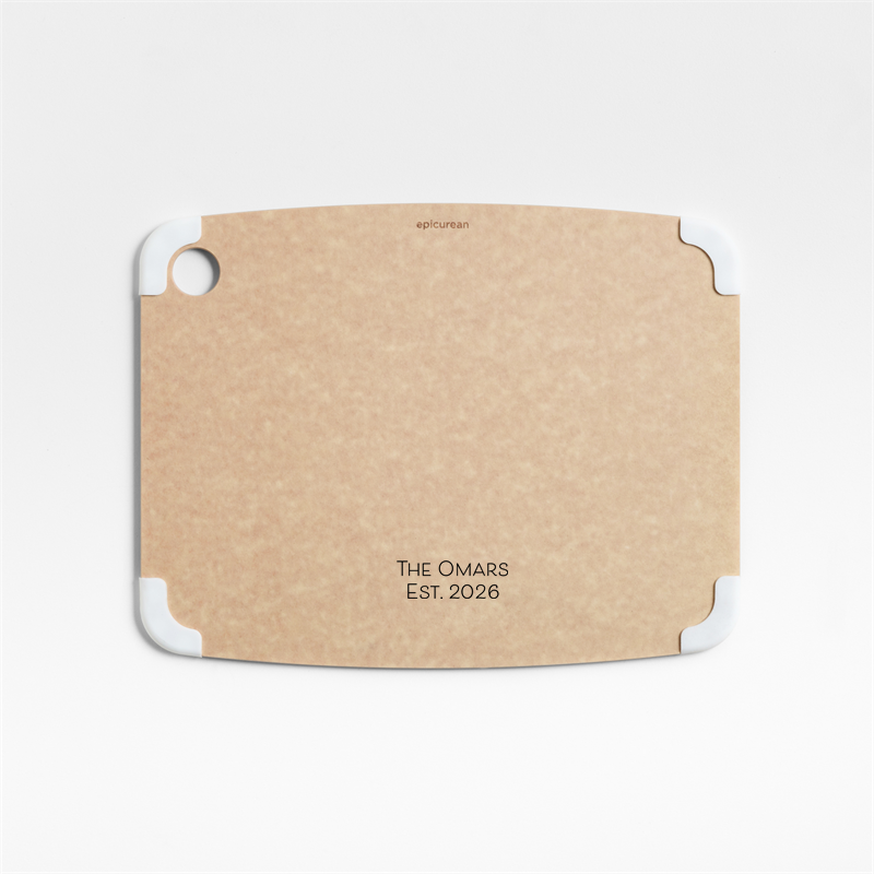 View Personalized Epicurean ® Natural Non-Slip Paper Composite Cutting Board 14.5"x11" details