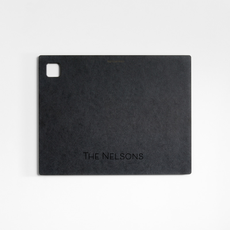 View Personalized Epicurean ® Modern Black Paper Composite Cutting Board 11.5"x9" details