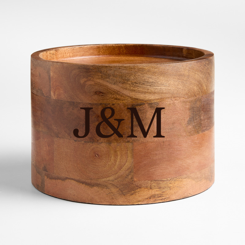 View Personalized Brooks Natural Wood Drink Dispenser Stand details