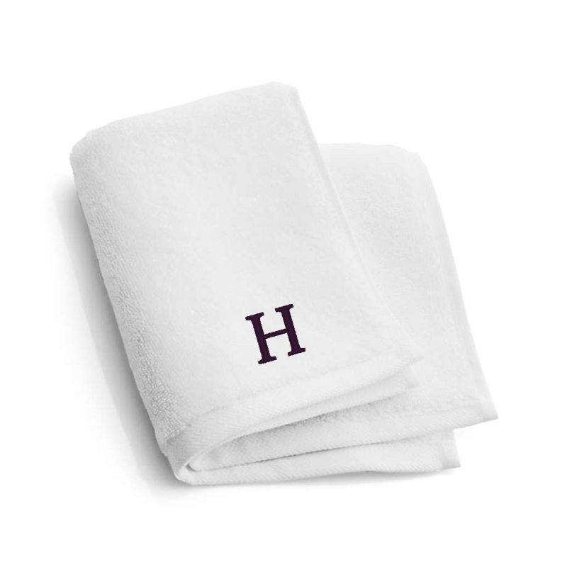 View Personalized Organic Turkish Cotton White Washcloth details