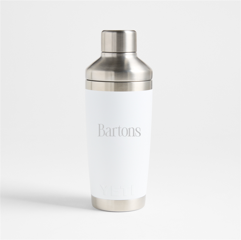 View Personalized YETI Rambler 20 oz Cocktail Shaker White details