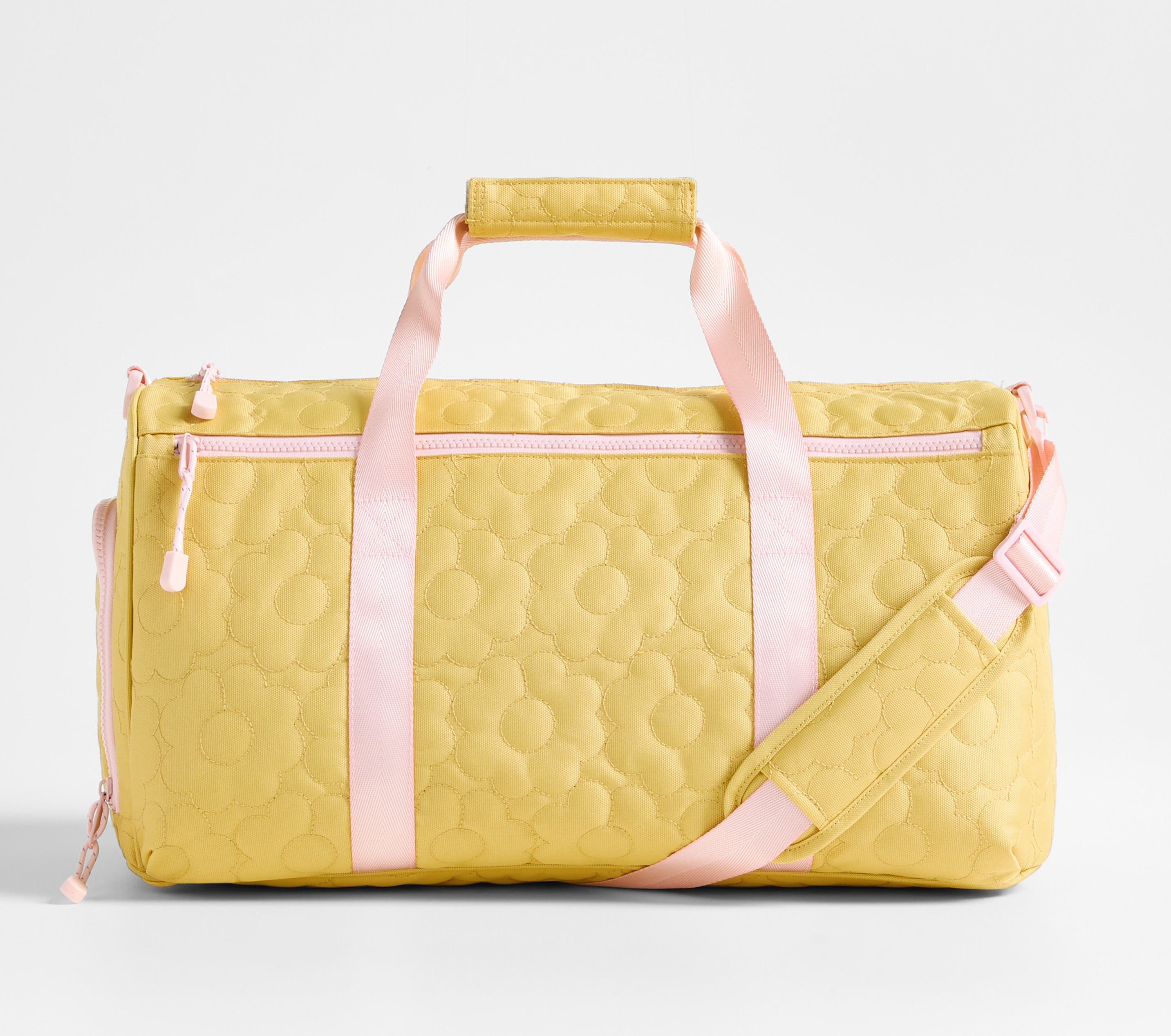 Dreamer Pink and Mint Green Colorblock Kids Duffel Bag