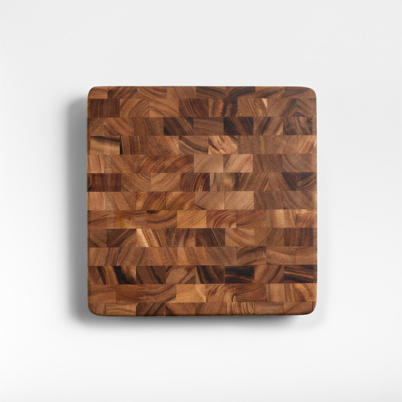 Personalized Square End Grain Cutting Board