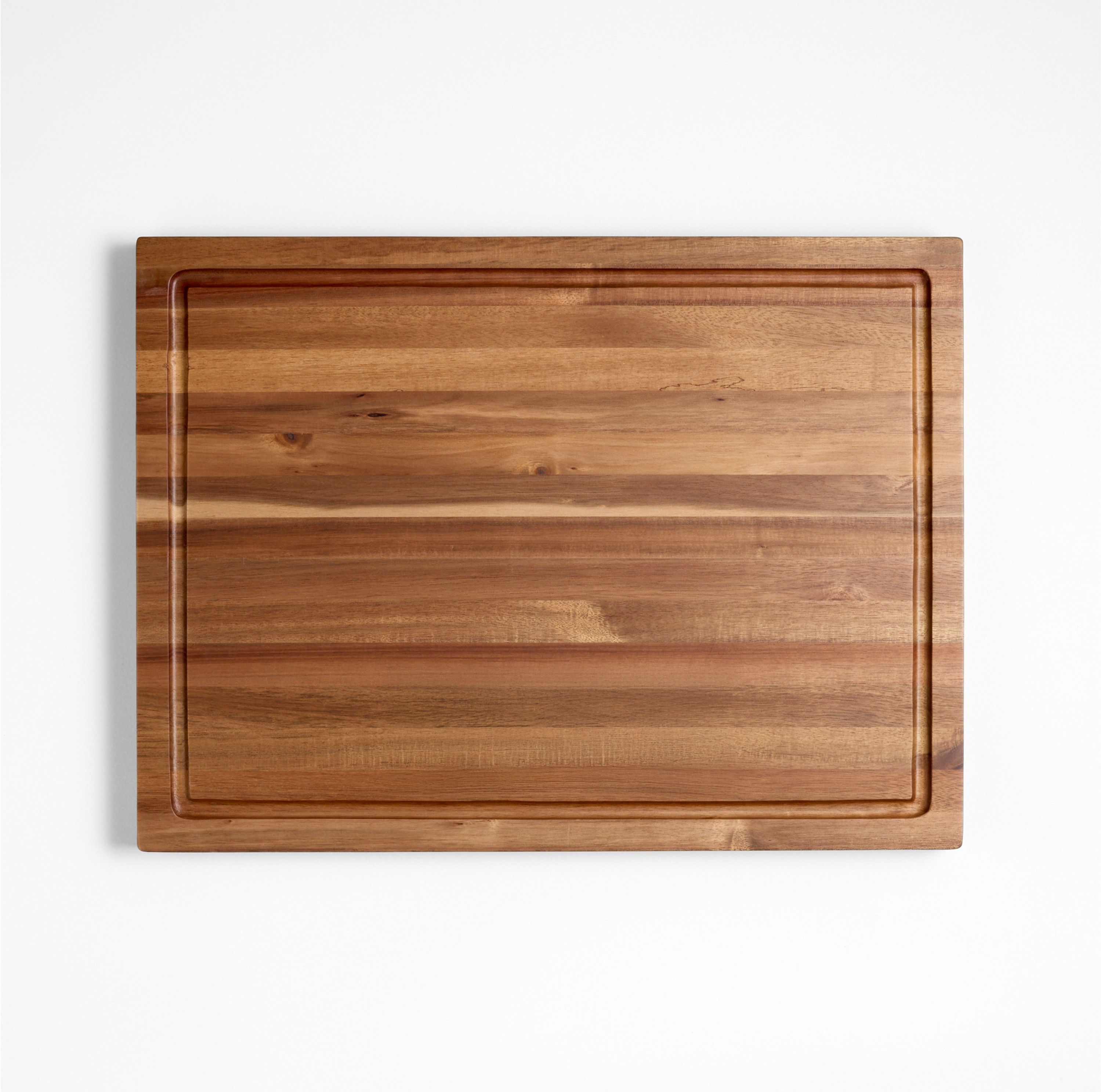 Personalized Crate & Barrel Acacia Wood Cutting Board 20"x15"x1.25"